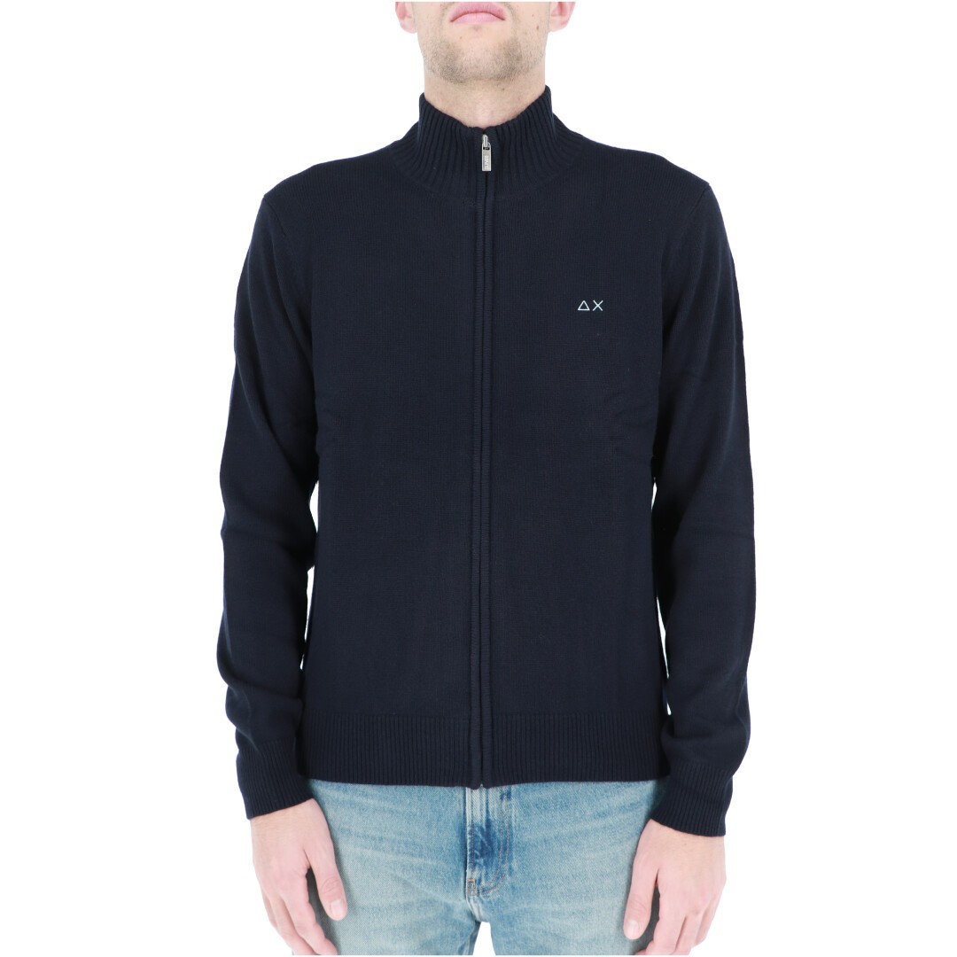 Sun68 Maglia Sun 68 Uomo Full Zip Solid Warm K44114W